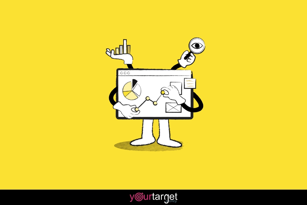 illustration de chef de projet marketing digital
