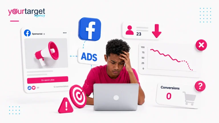 cause de facebook ads madagascar sans conversion