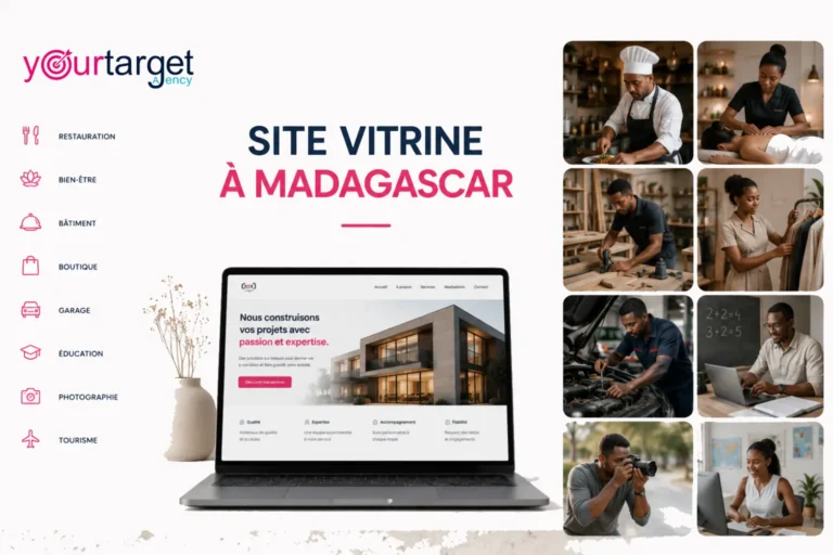 site vitrine Madagascar pour toutes activités